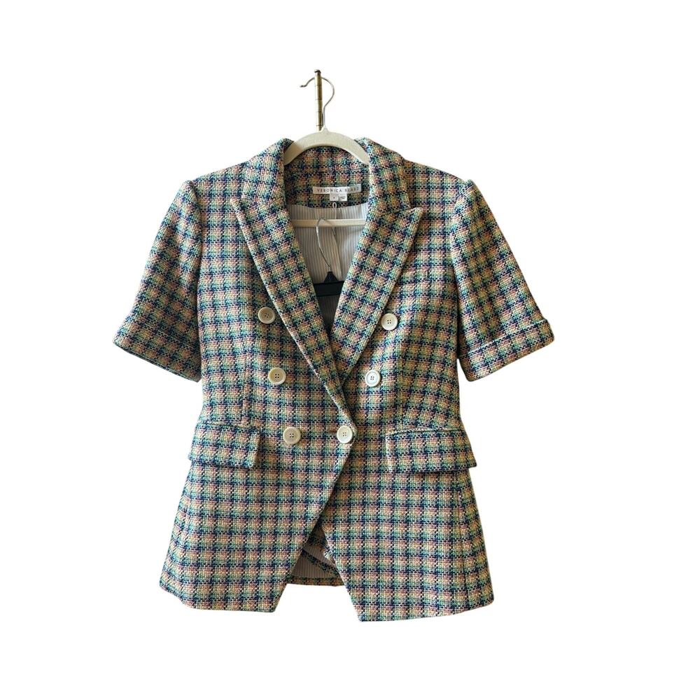 Veronica Beard 2 Piece Colorful Matching Set Jenny Dickey Jacket & Kimm Shorts - Picture 6 of 16